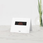 Hoops Bedankt Opmerking II (Achterkant)