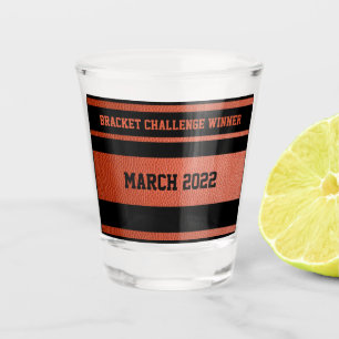 Hoops Bracket Challenge Winner Shot Glass Glas