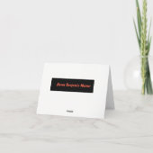 Hoops Dank je wel Opmerking I Bedankkaart (Achterkant)