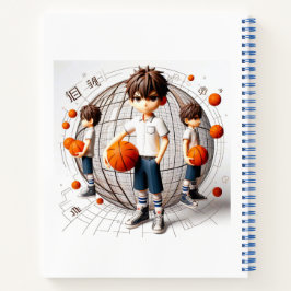 Hoops & Dreams - 3D Anime Basketbal Notitieboek