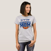 Hoops & Heart: Basketbal Mom T-shirt (Voorkant volledig)