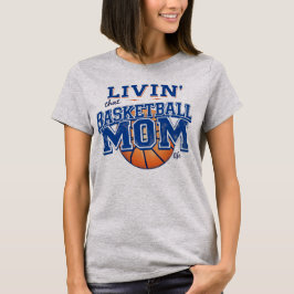 Hoops & Heart: Basketbal Mom T-shirt