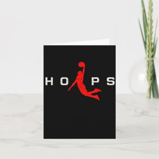 Hoops - Honkbal Kaart (Voorkant)