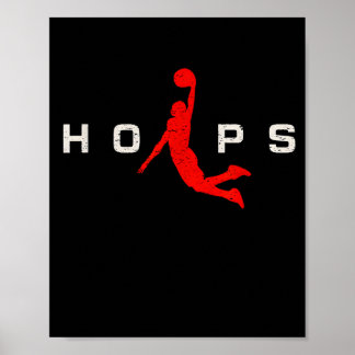 Hoops - Honkbal Poster