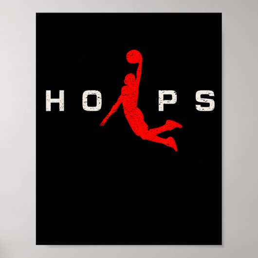Hoops - Honkbal Poster (Voorkant)