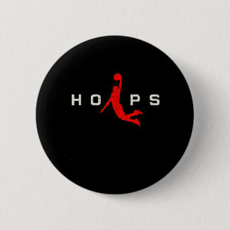 Hoops - Honkbal Ronde Button 5,7 Cm