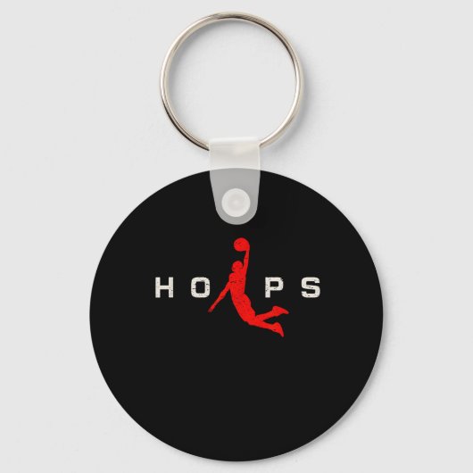 Hoops - Honkbal Sleutelhanger (Voorkant)
