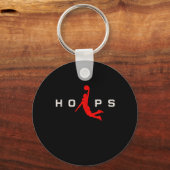 Hoops - Honkbal Sleutelhanger (Voorkant)