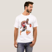 Hoops Master, Basketbal Beat T-shirt (Voorkant volledig)