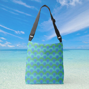 Hoops of Blue Crossbody Bag Tas