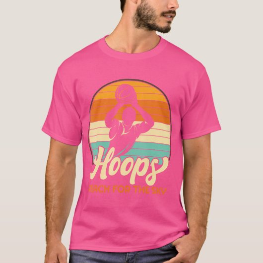 Hoops Reach for the Sky Basketball T-shirt (Voorkant)