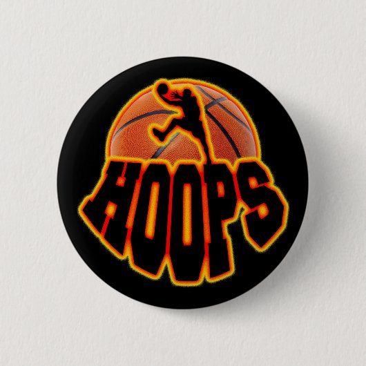 Hoops Ronde Button 5,7 Cm (Voorkant)