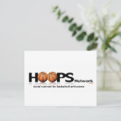 HoopsNetwork.com briefkaart (Staand voorkant)
