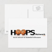HoopsNetwork.com briefkaart (Voorkant / Achterkant)
