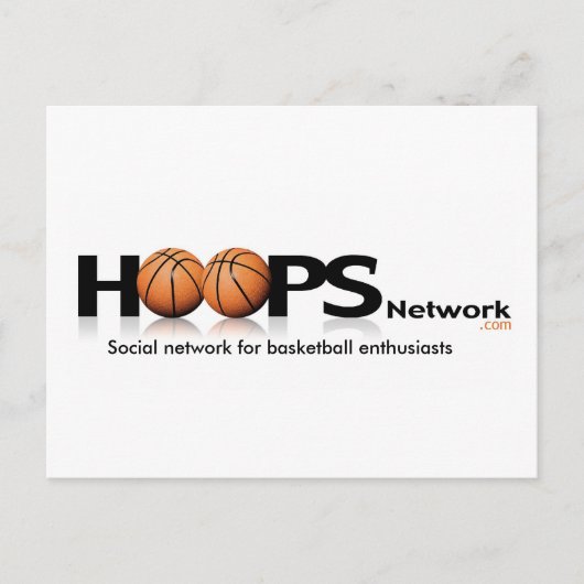 HoopsNetwork.com briefkaart (Voorkant)