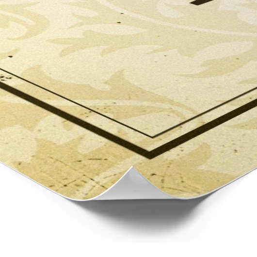 Hoopteken/Plaque Poster (Hoek)