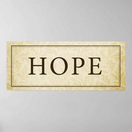 Hoopteken/Plaque Poster (Voorkant)