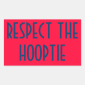 Hooptie bumper sticker (Voorkant)