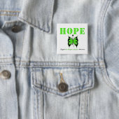 Hoopvlinder van non-Hodgkin Vierkante Button 5,1 Cm (In situ)
