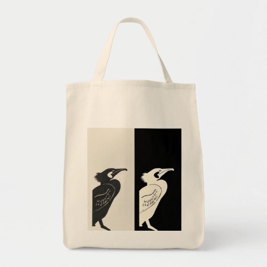 hoopvogel_geweldige aalscholver tote bag (Voorkant)