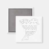 hoopvogel magneet (Voorkant / Achterkant)