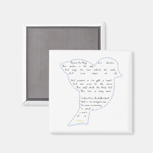 hoopvogel magneet (Voorkant / Achterkant)