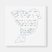 hoopvogel magneet (Voorkant)