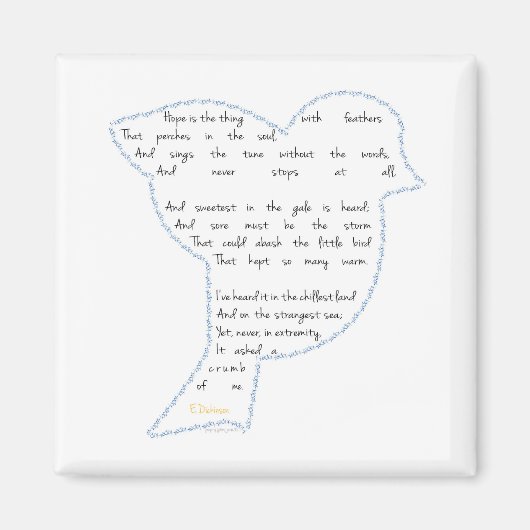 hoopvogel magneet (Voorkant)