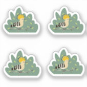 Hoopvogel Sticker (Voorkant)