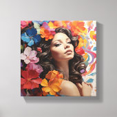 hoopvol aankondigen canvas afdruk (Voorkant)