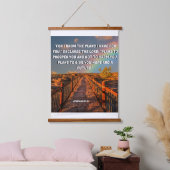 Hoopvolle bijbel Verse Jeremiah 29:11 Hangend Wandkleed (Slaapkamer)