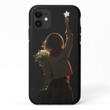 Hoopvolle blik iPhone hoes