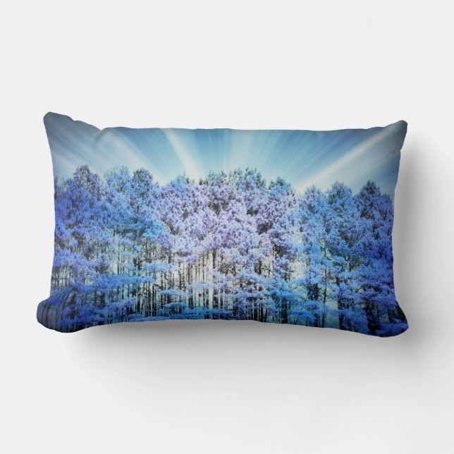 Hoopvolle bomen kussen (Voorkant)