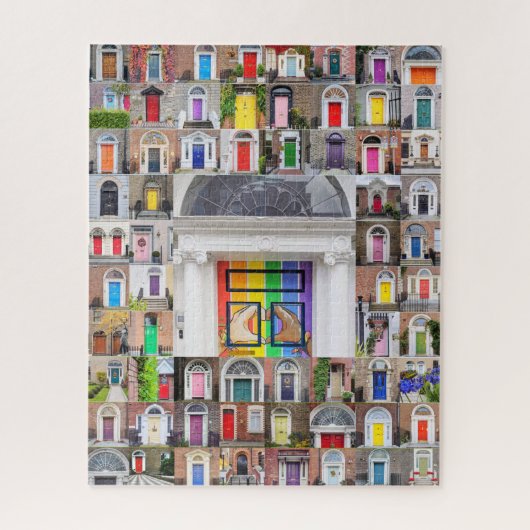 Hoopvolle deuren in Dublin Legpuzzel (Verticaal)