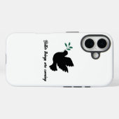 "Hoopvolle duif: betere dingen komen eraan" Case-Mate iPhone Case (Achterkant (horizontaal))