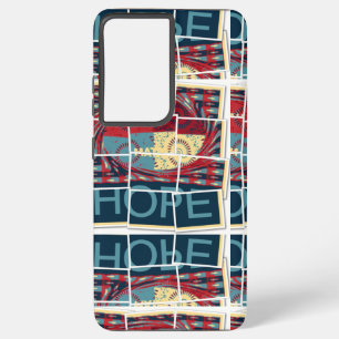 Hoopvolle elegantie: mooie zin Pop kunst Samsung Galaxy Hoesje