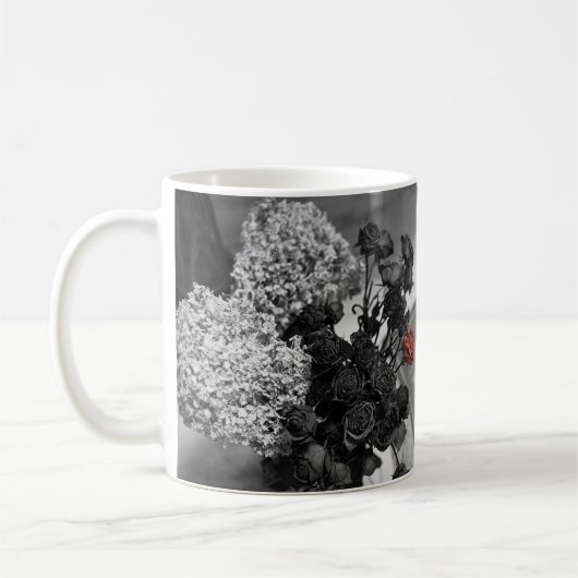 Hoopvolle Gotische Roos Mok (Links)