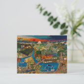 hoopvolle grond , gebagatelliseerd door mevrouw ho briefkaart (Staand voorkant)