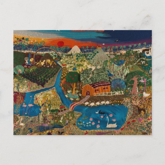 hoopvolle grond , gebagatelliseerd door mevrouw ho briefkaart (Voorkant)