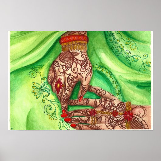 "Hoopvolle handen" Poster (Voorkant)