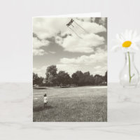 Hoopvolle Inspiratie Kind Vliegt Vlieger Zonnige D