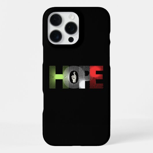 hoopvolle kaft iPhone hoesje (Achterkant)