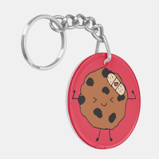 Hoopvolle koekjes, hoop dat je je beter kan voelen sleutelhanger (Voorkant Links)