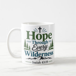 Hoopvolle quote door elke wildernis koffiemok