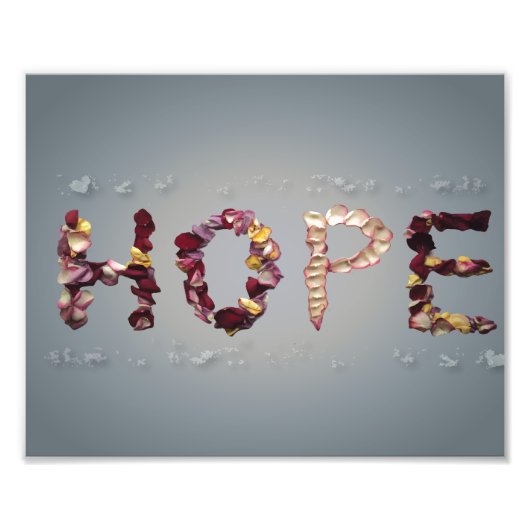 Hoopvolle Rozen Foto Afdruk (Voorkant)