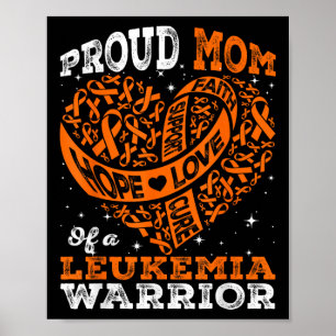Hoopvolle trotse moeder van een leukemie-strijder poster