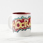 HoopWorld Red Team Tweekleurige Koffiemok (Voorkant links)