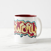 HoopWorld Red Team Tweekleurige Koffiemok (Voorkant rechts)