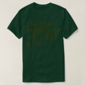 Hoor dat geluid groen t-shirt (Design voorkant)
