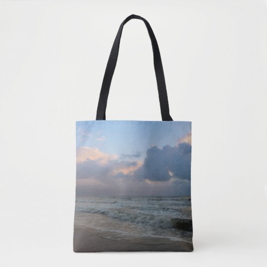 Hoor de golven tote bag (Voorkant)